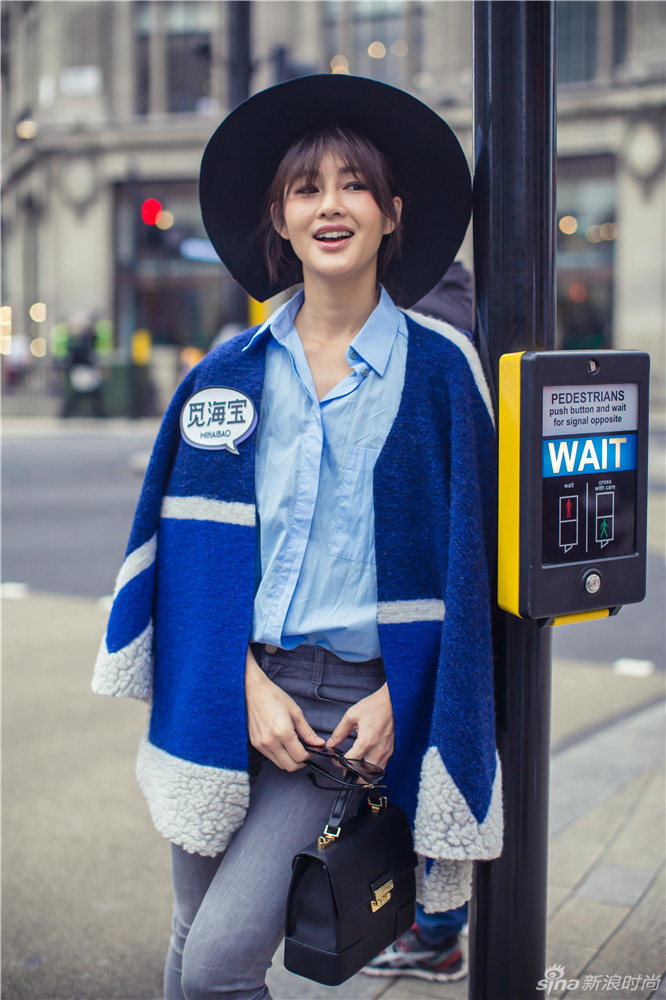 陈燃助阵伦敦时装周 街头大片时髦起范儿