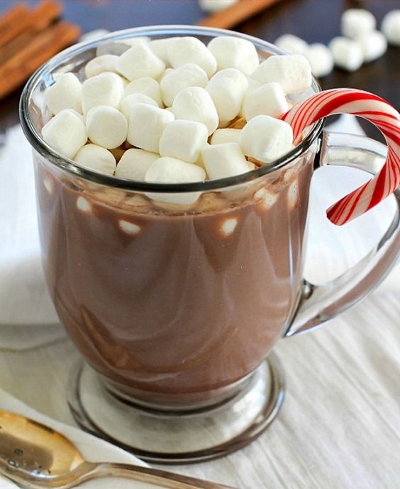 棉花糖热巧克力陪你过温暖圣诞节