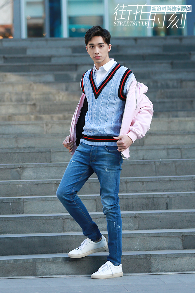 街拍时刻 许魏洲酷男孩和软萌boy的大对决