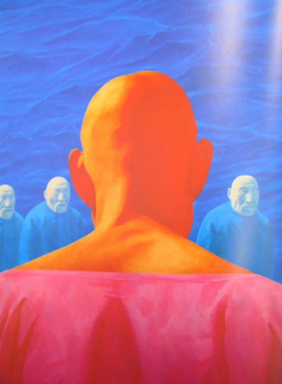 方力钧作品欣赏_高清图集_新浪网