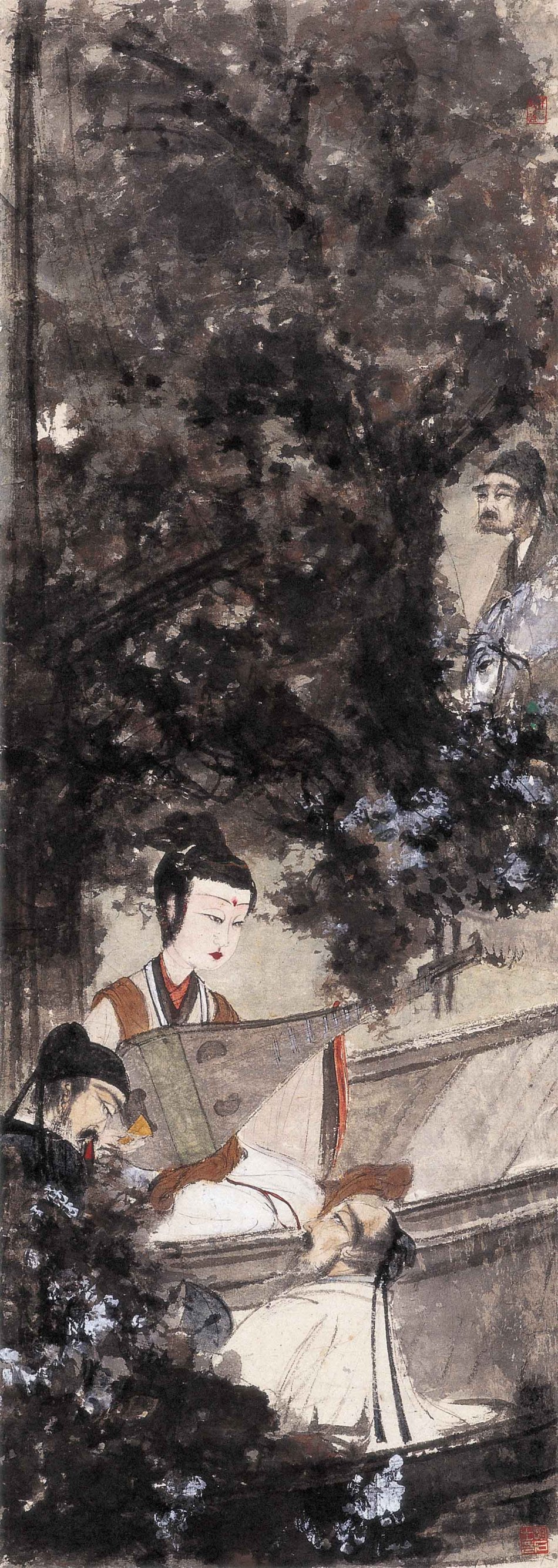 傅抱石作品欣赏_新浪图片