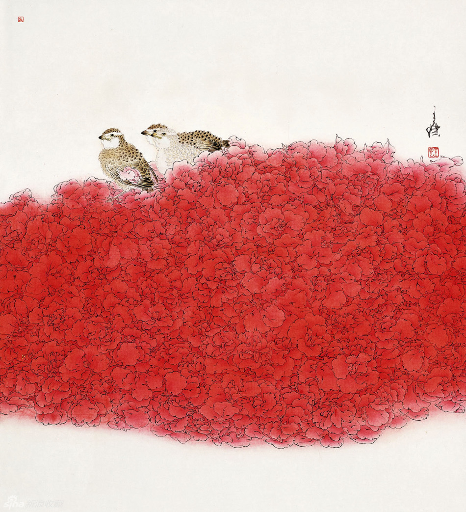 王云工笔画作品欣赏_高清图集_新浪网