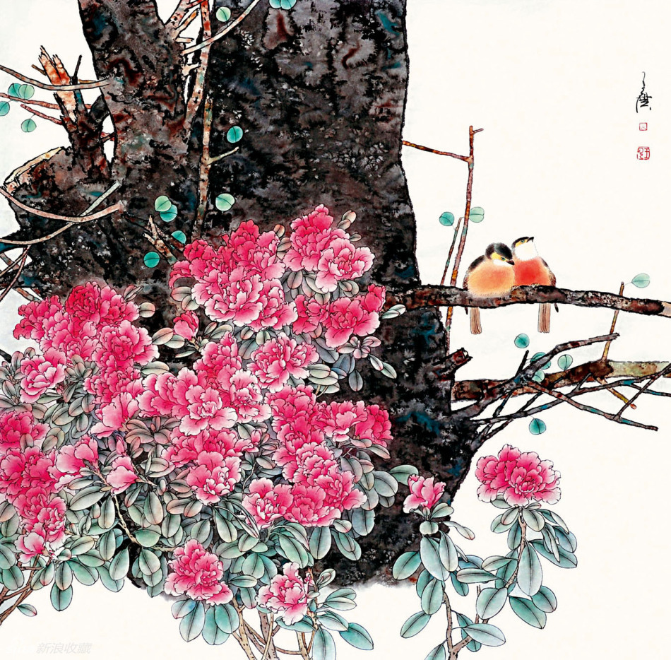 王云工笔画作品欣赏_高清图集_新浪网