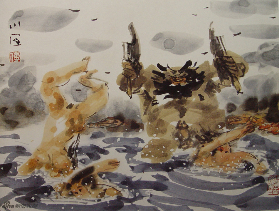 傅小石作品欣赏