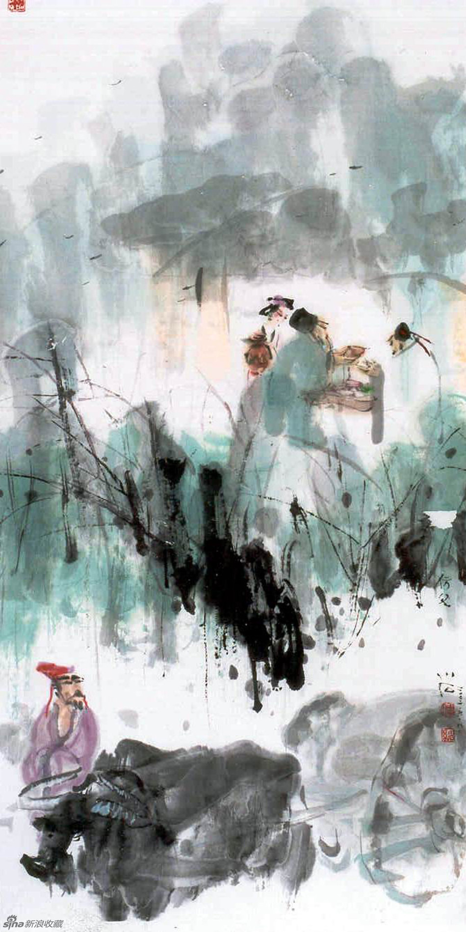 傅小石作品欣赏