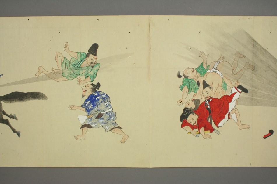 日本重口味长卷屁合战绘卷