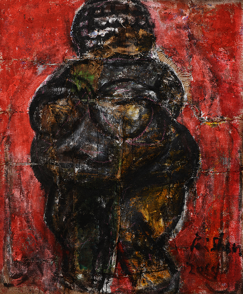 冥想:钱培琛麻布系列作品展