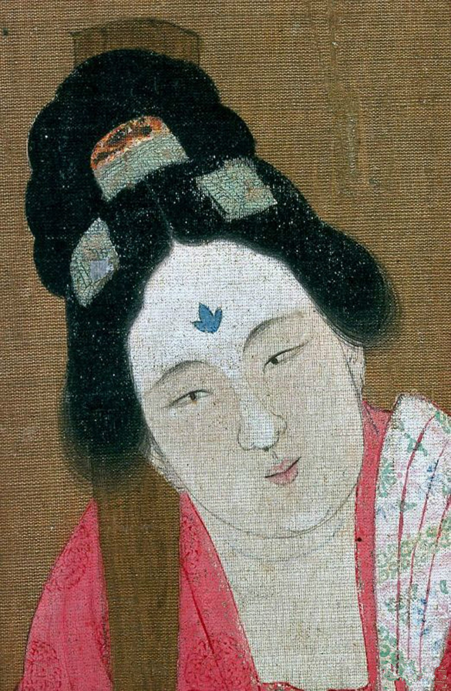 张萱虢国夫人游春图捣练图卷赏析