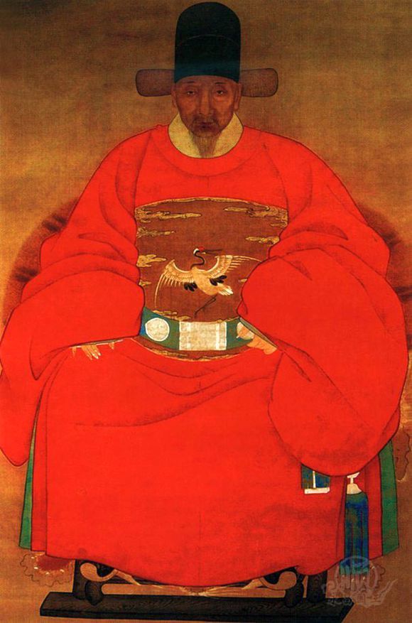 从明代肖像画中看明朝的服饰