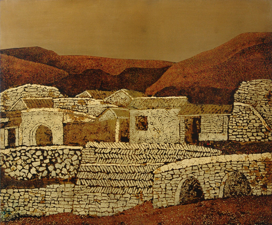 张泽国大寒系列漆画作品