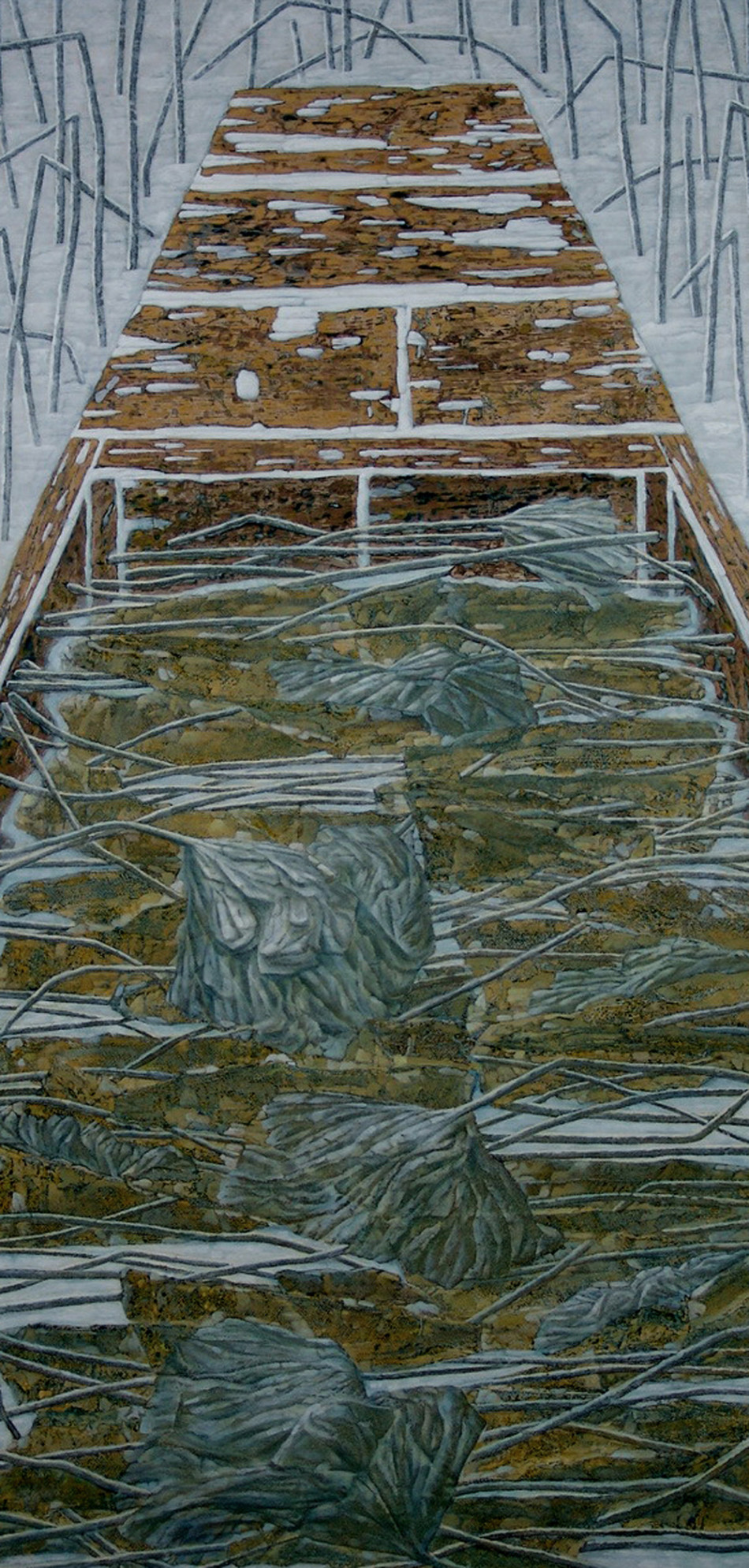 大泽有鱼——张泽国《大寒》系列漆画作品赏析