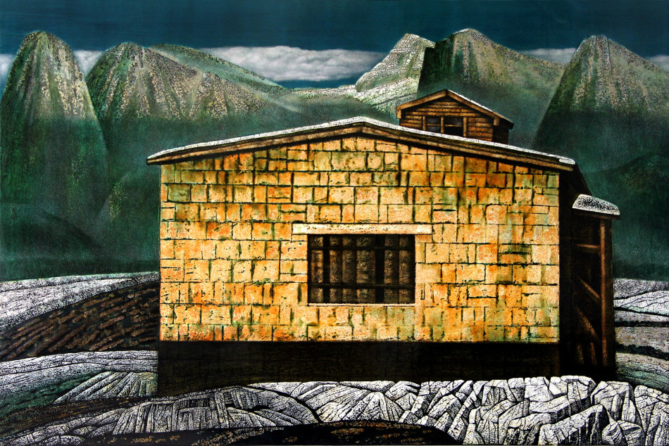 张泽国大寒系列漆画作品