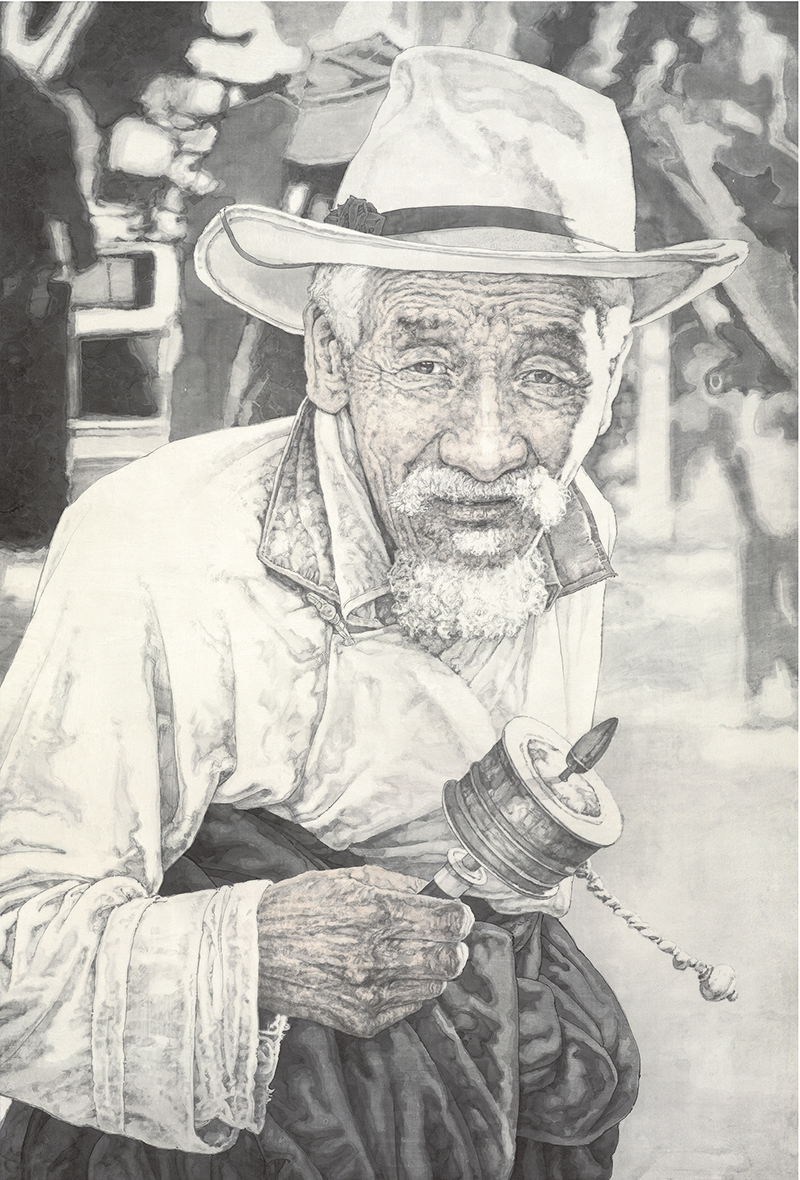 扶桑花开风雅京华王根生绘画艺术海内外