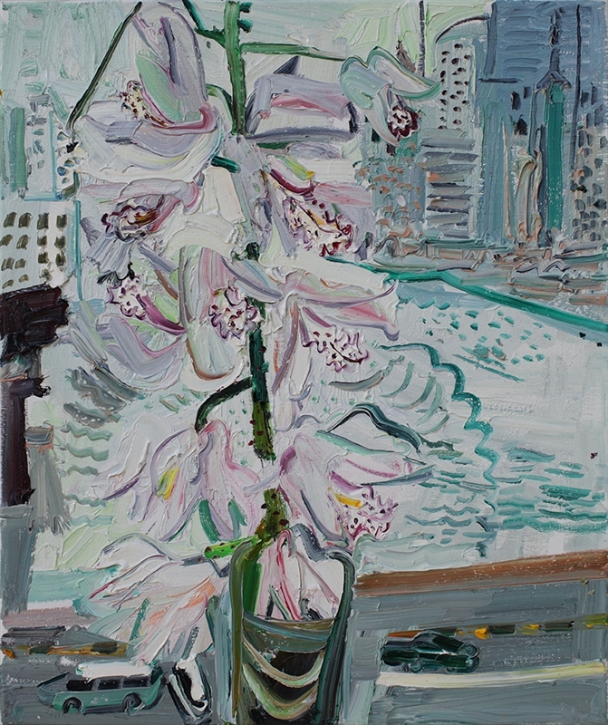 心有飞鸟闫平油画展