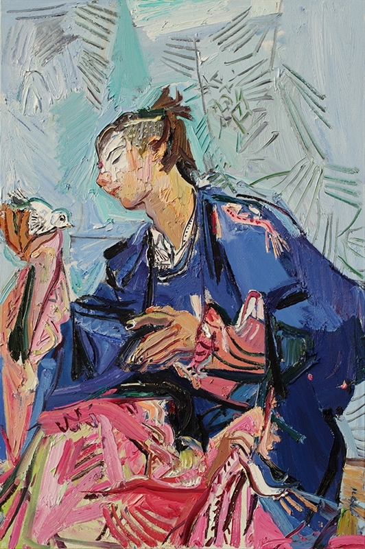 心有飞鸟闫平油画展