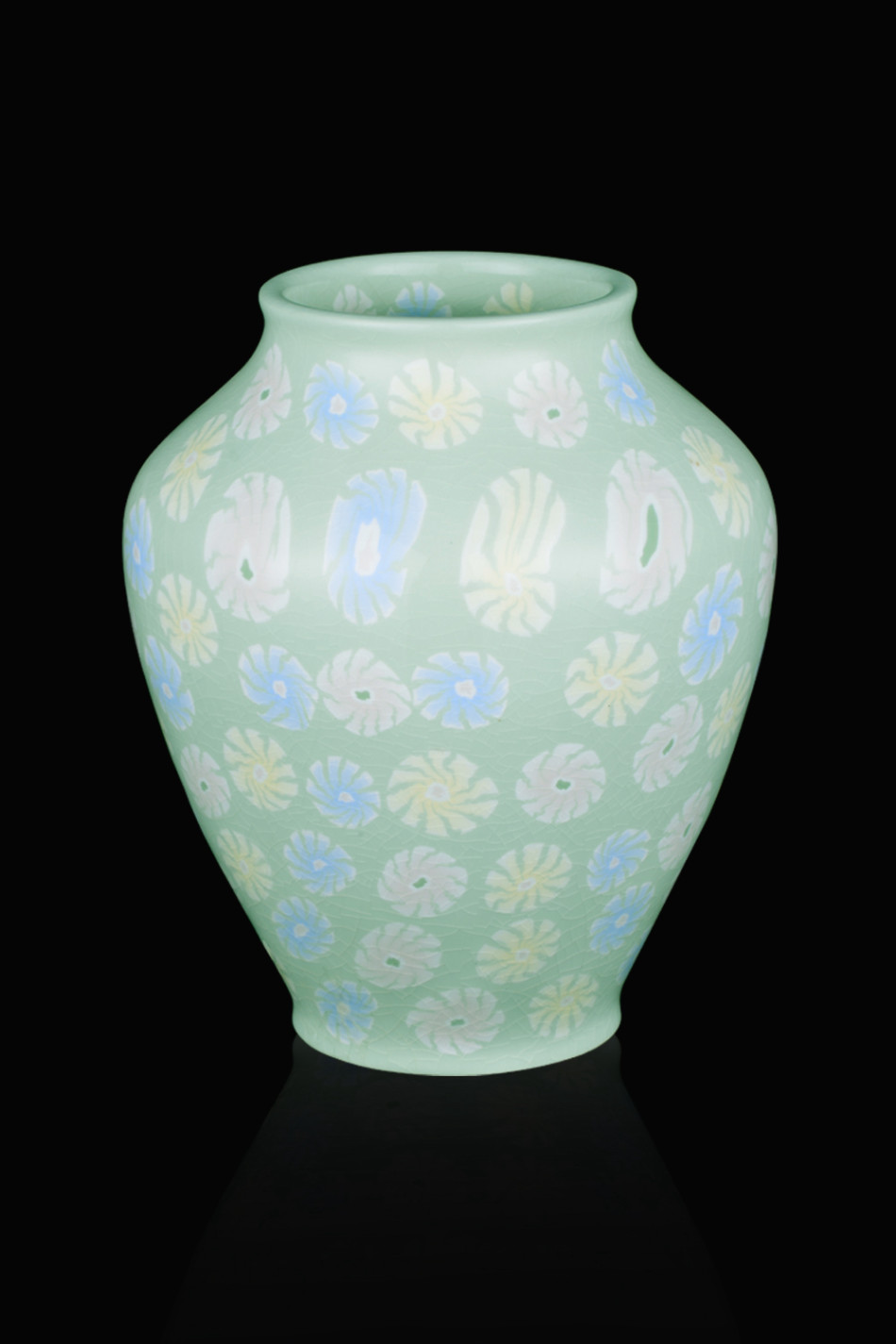 柴占柱绞胎瓷作品鉴赏