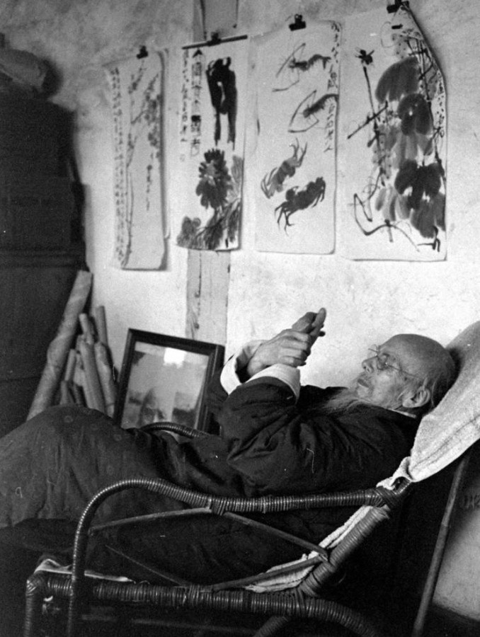 1948年的齐白石生活杂志中的老照