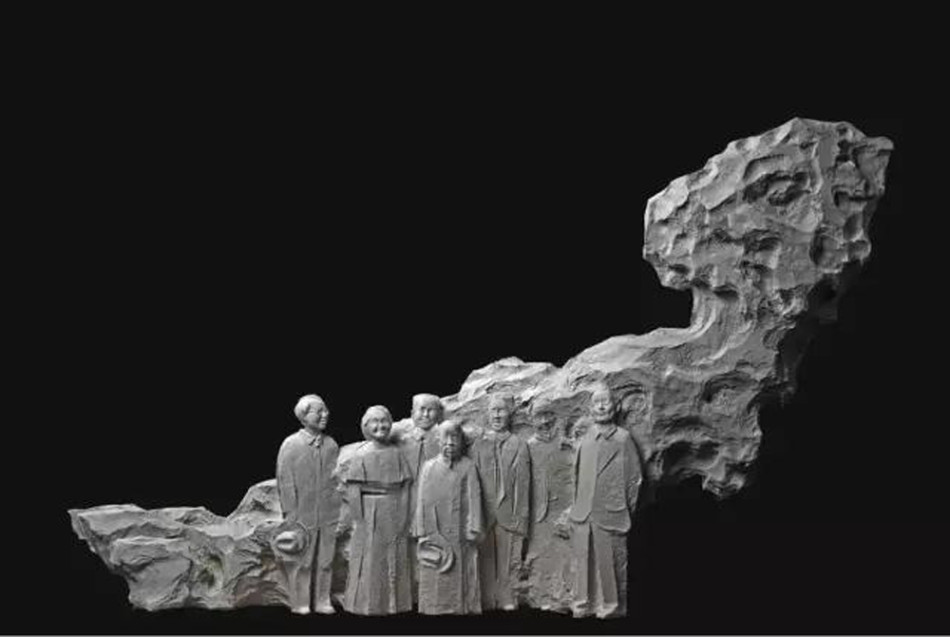 艺术家刘松雕塑作品