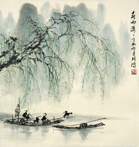 项鸿及其山水画:心灵情性意境