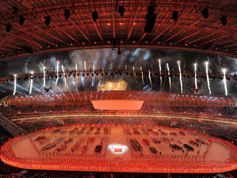 第十一届全运会在济南开幕_高清图集_新浪网