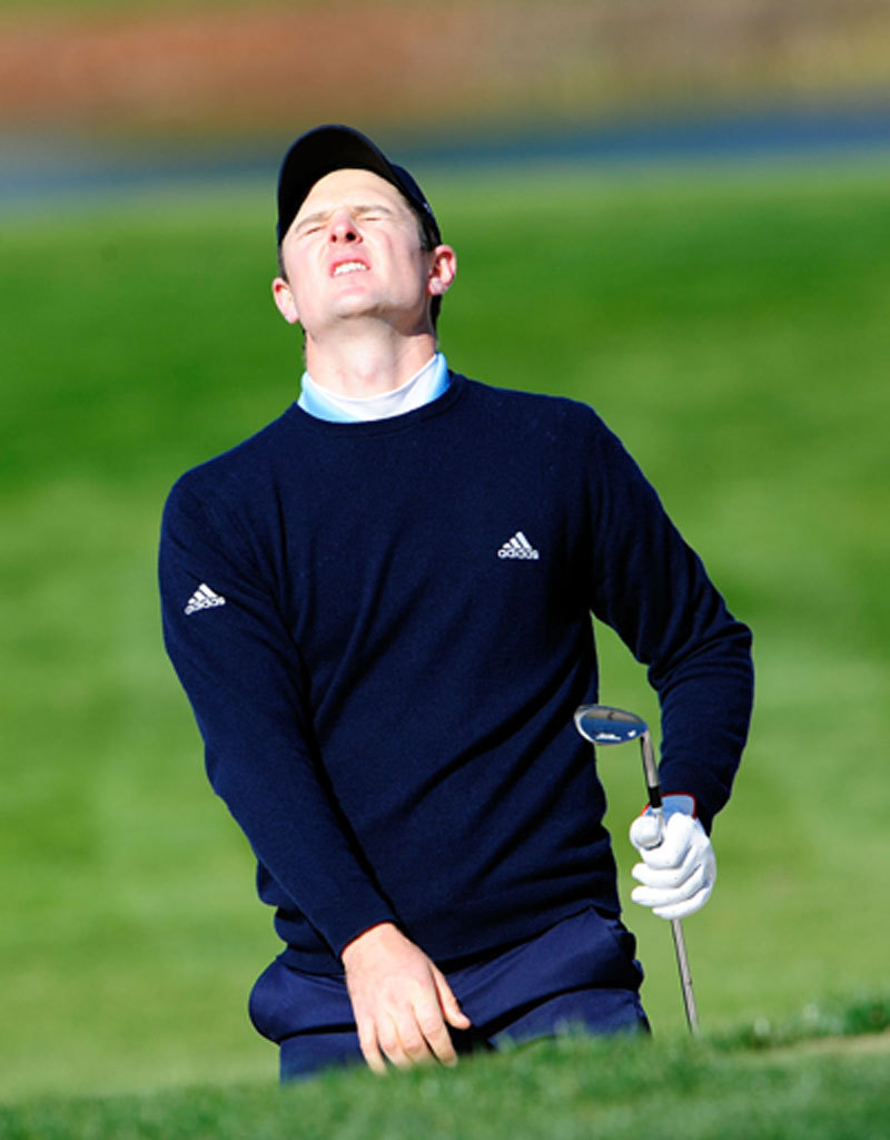 英国选手罗斯懊恼不已