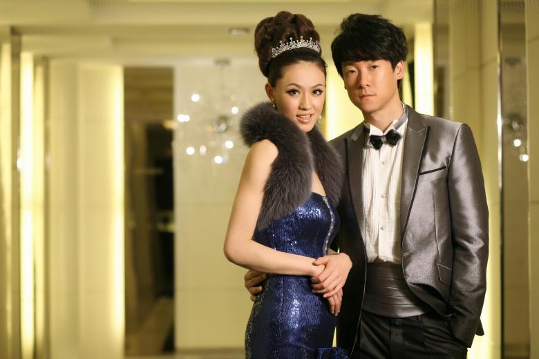 cba球员李克张梦娜婚纱照_高清图集_新浪网