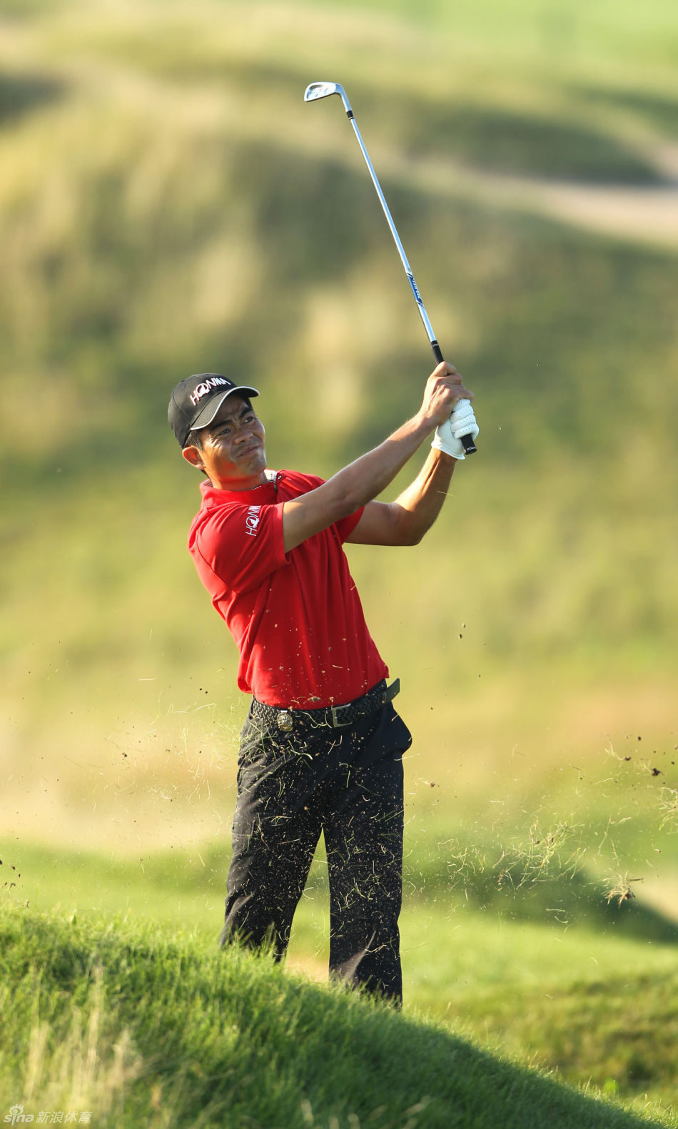梁文冲征战pga赛首轮_高清图集_新浪网