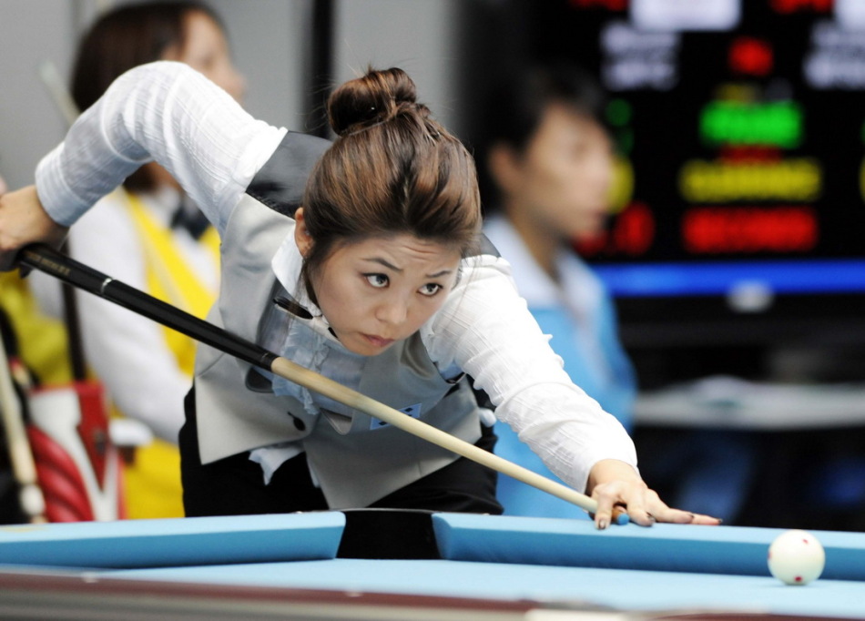 刘莎莎夺台球女子美式8球单打金牌_高清图集_新浪网