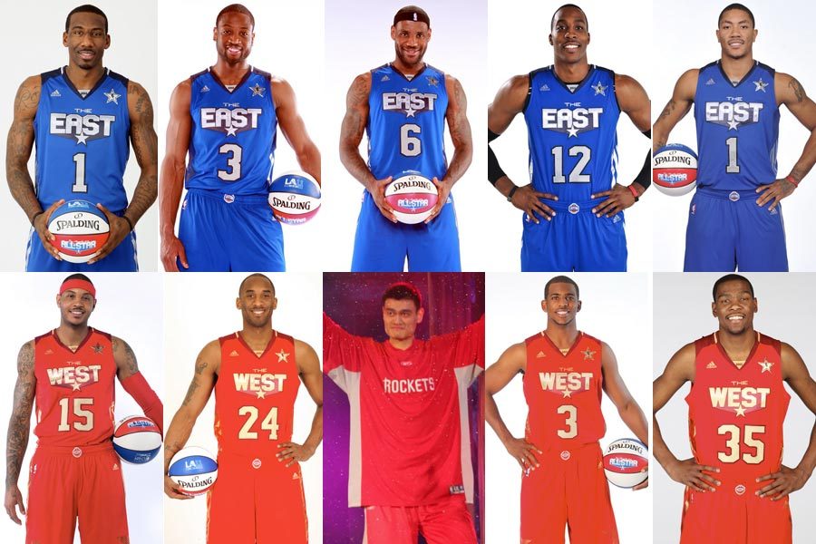 nba2011年全明星东西部首发_高清图集_新浪网