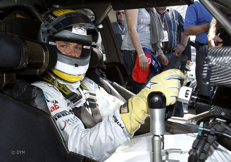 罗斯博格驾驶奔驰c级dtm