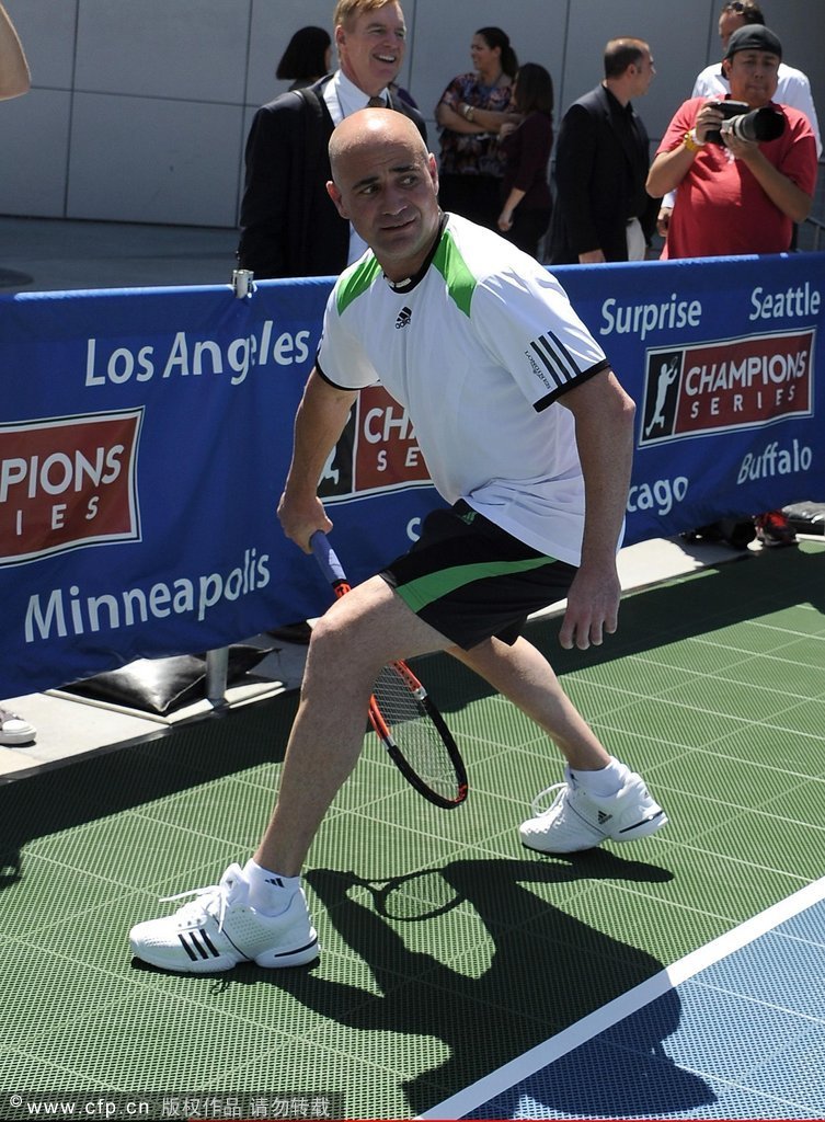 阿加西桑普拉斯将战元老赛_高清图集_新浪网