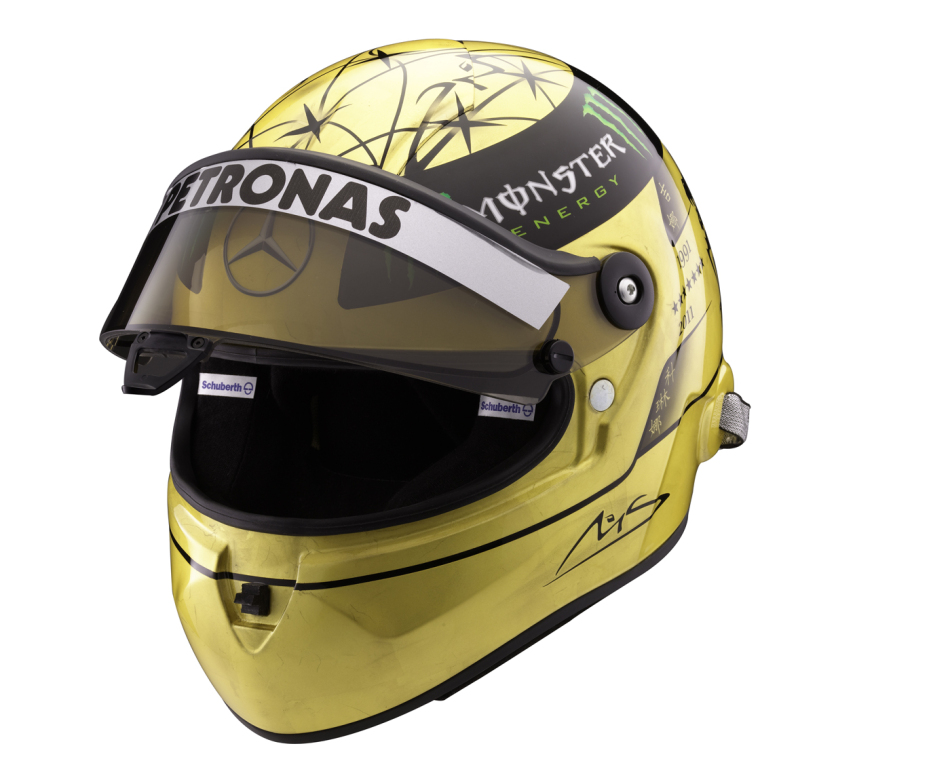 舒马赫20周年纪念头盔高清