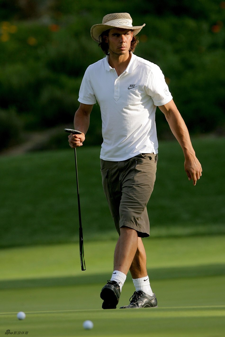 网球明星纳达尔喜爱高尔夫_高清图集_新浪网