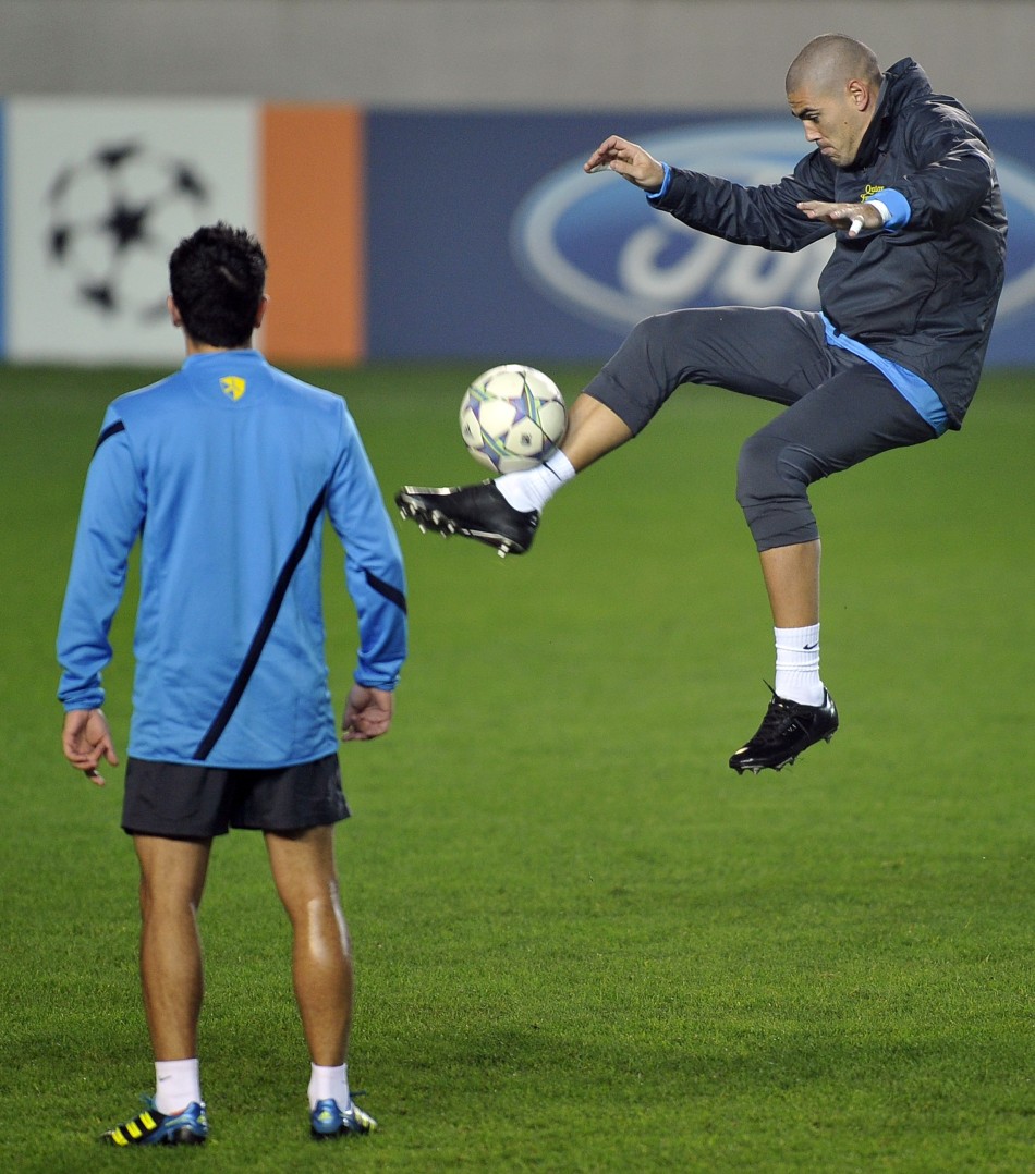 巴萨训练备战欧冠