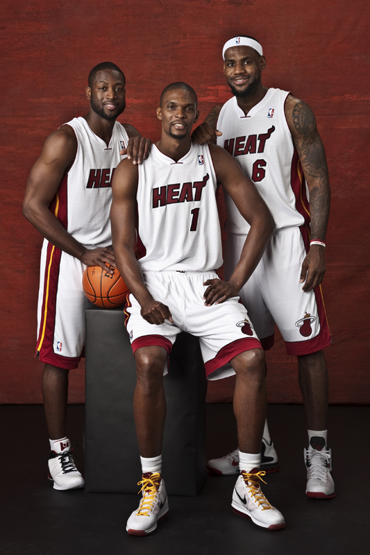 热火队新赛季媒体照_高清图集_新浪网