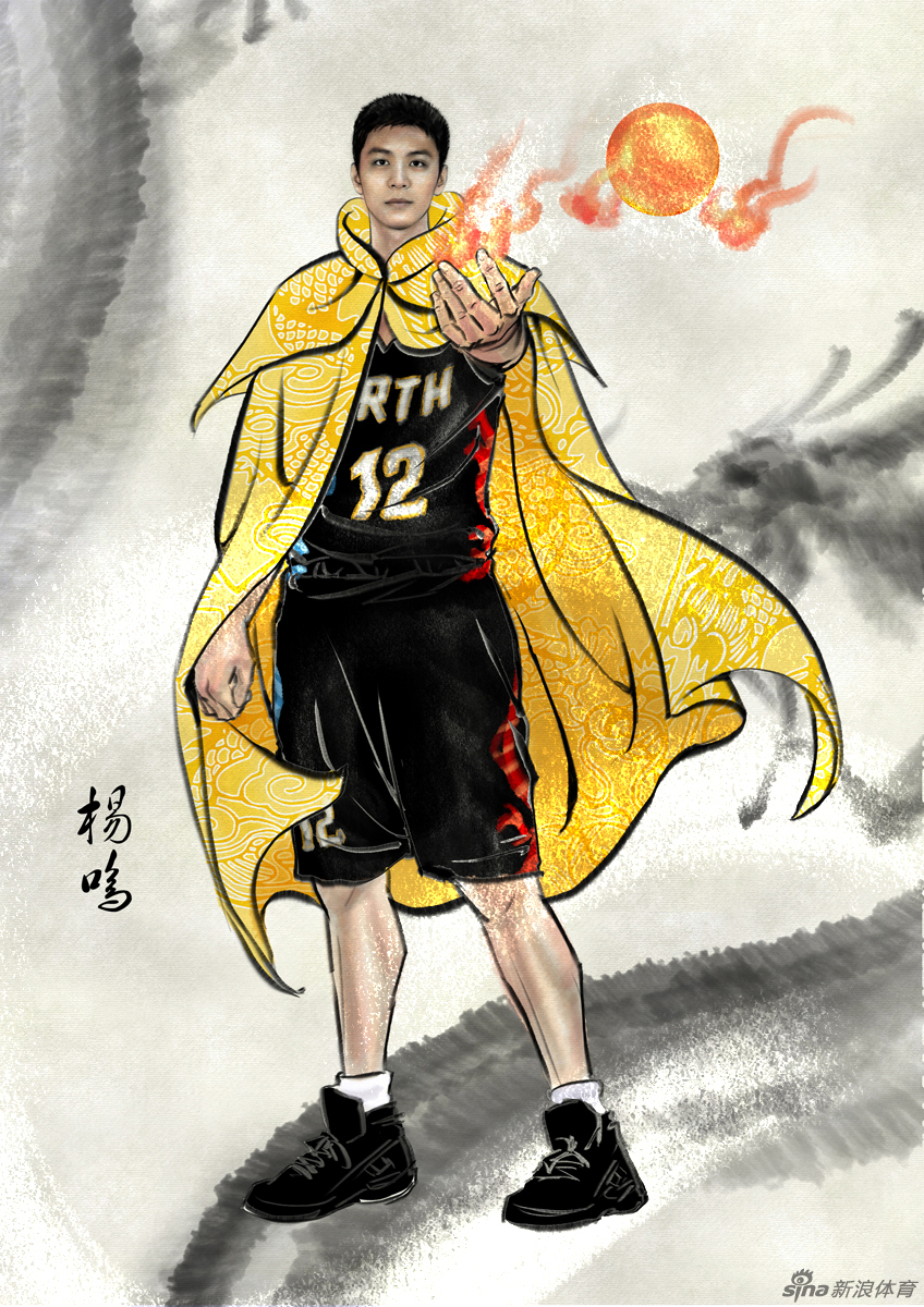 cba全明星漫画_高清图集_新浪网