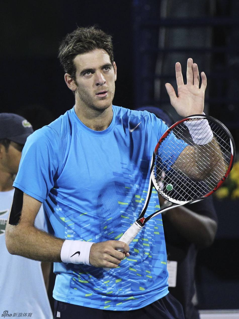 德尔波特罗双手反拍击球