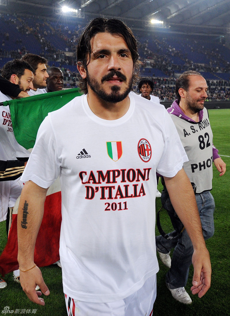 加图索ac米兰生涯回顾_高清图集_新浪网