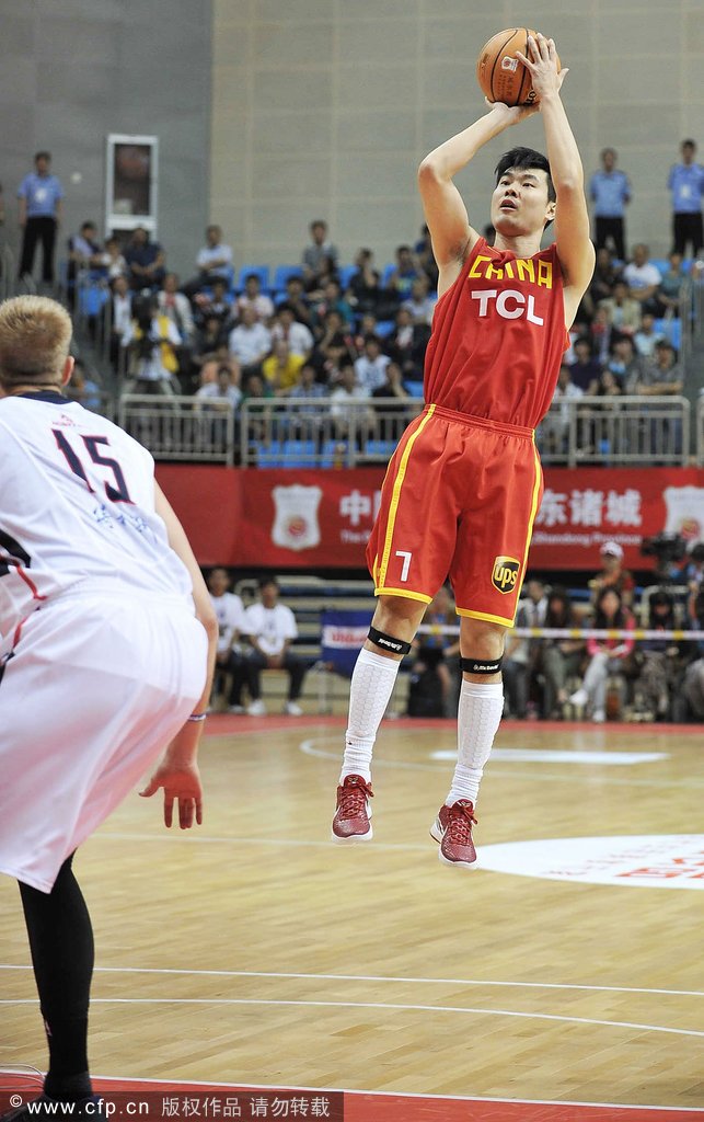 中国男篮106-78美国明星队_高清图集_新浪网