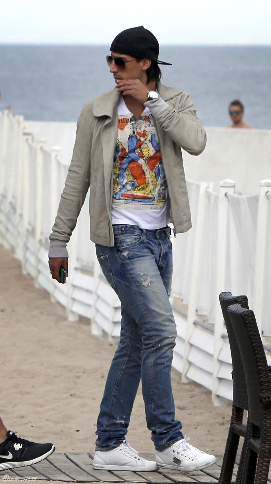 德国队众球星海滩放松_高清图集_新浪网