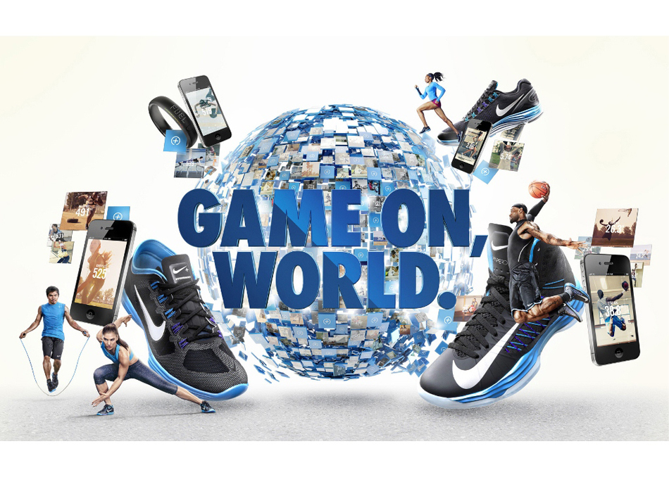 "由此上阵"game on, world nike  开启世界运动场