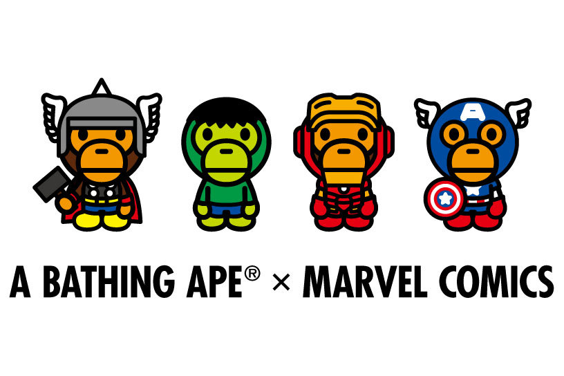 bapexmarvelbabymilo复仇者联名系列