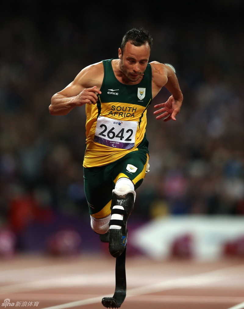 刀锋战士获100米t44级第4_高清图集_新浪网