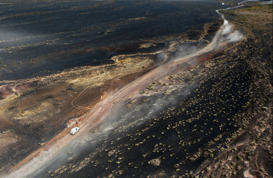 空中航拍2012环塔拉力赛-22