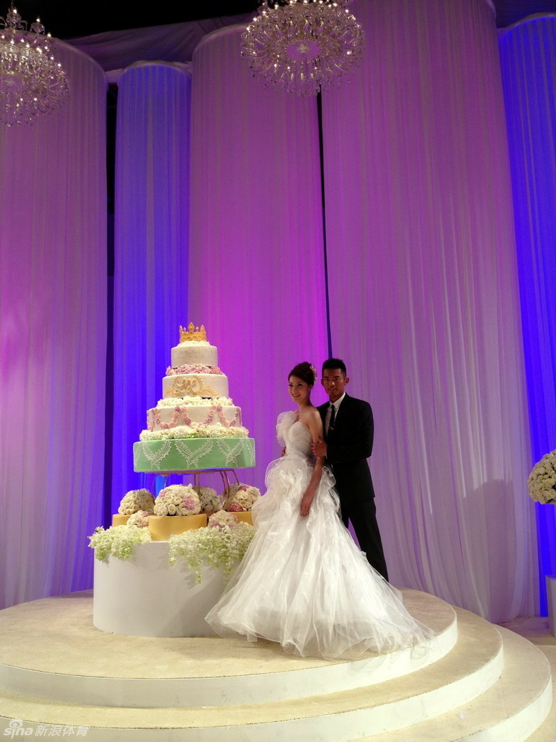 林丹谢杏芳婚礼现场_高清图集_新浪网