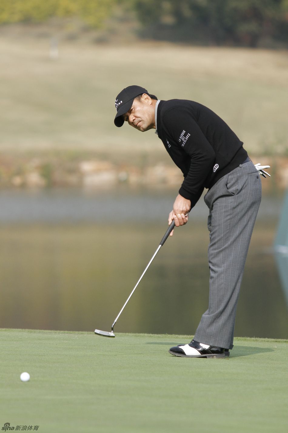 全明星高尔夫球赛首轮_高清图集_新浪网