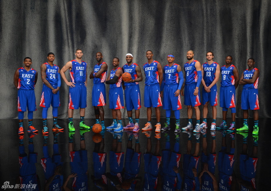 休斯顿全明星全家福_高清图集_新浪网