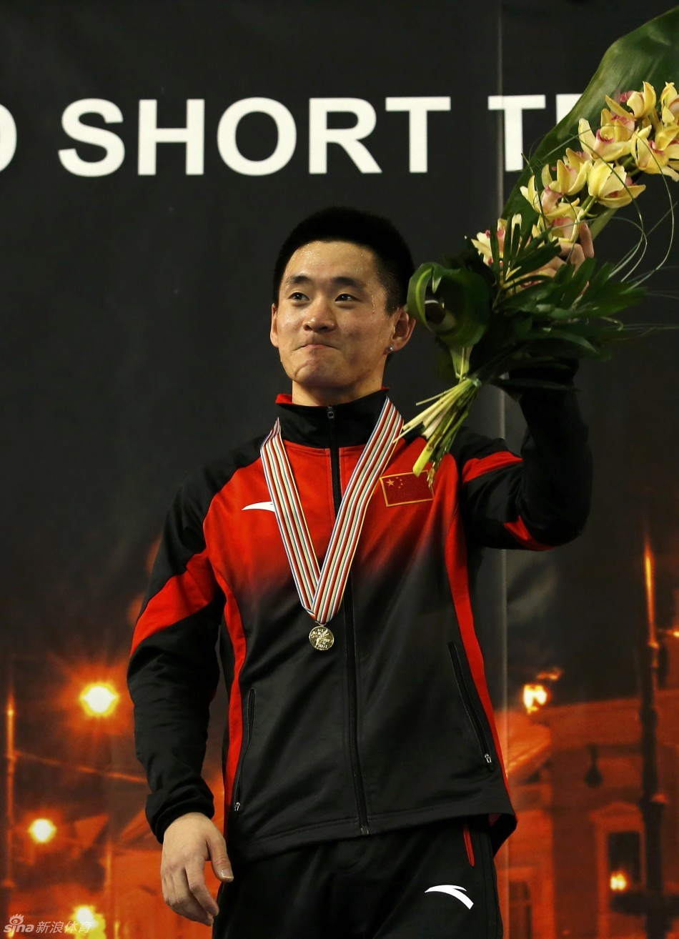 短道世锦赛梁文豪夺冠_高清图集_新浪网