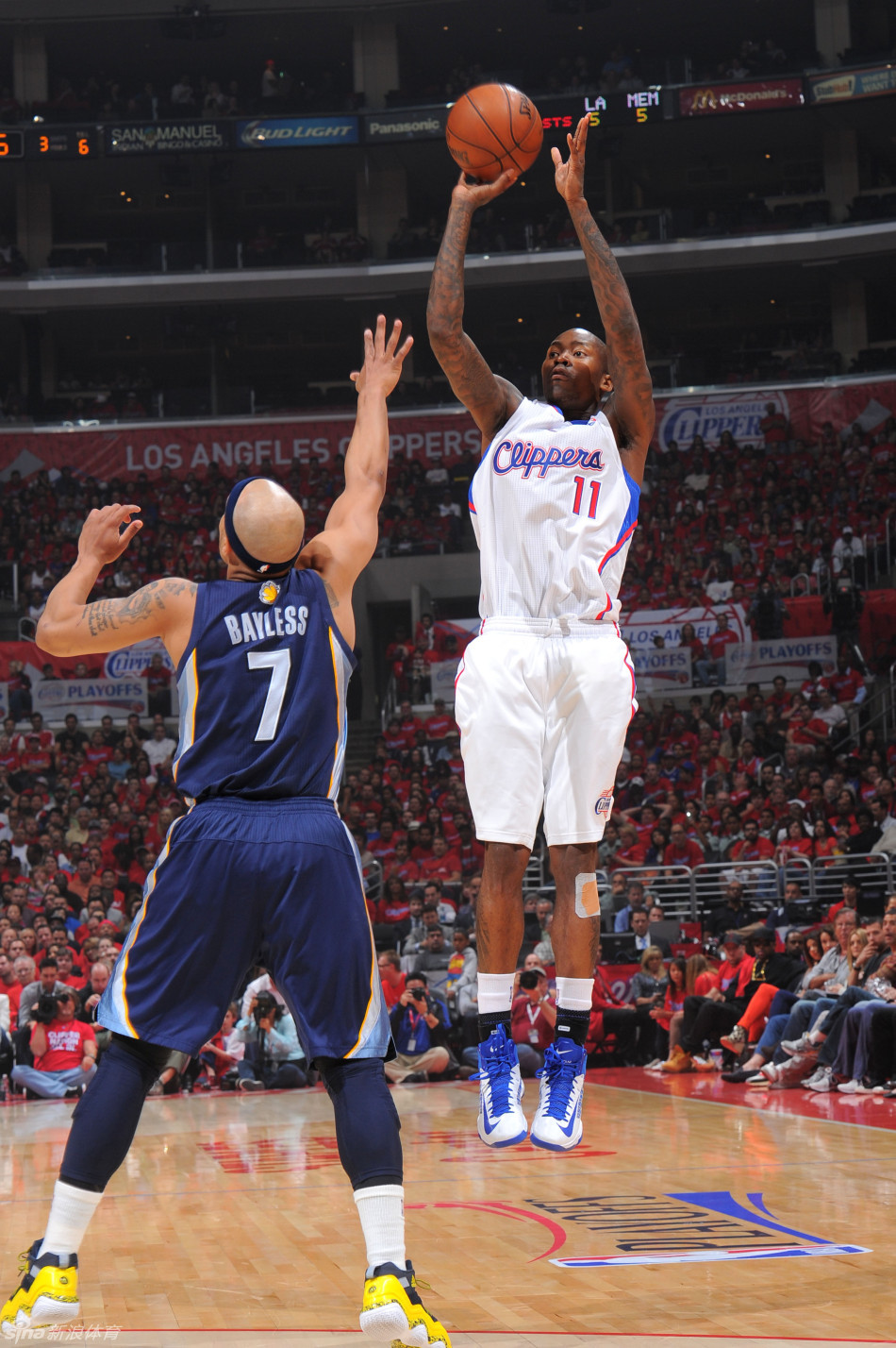 [季后赛]灰熊91-112快船_高清图集_新浪网