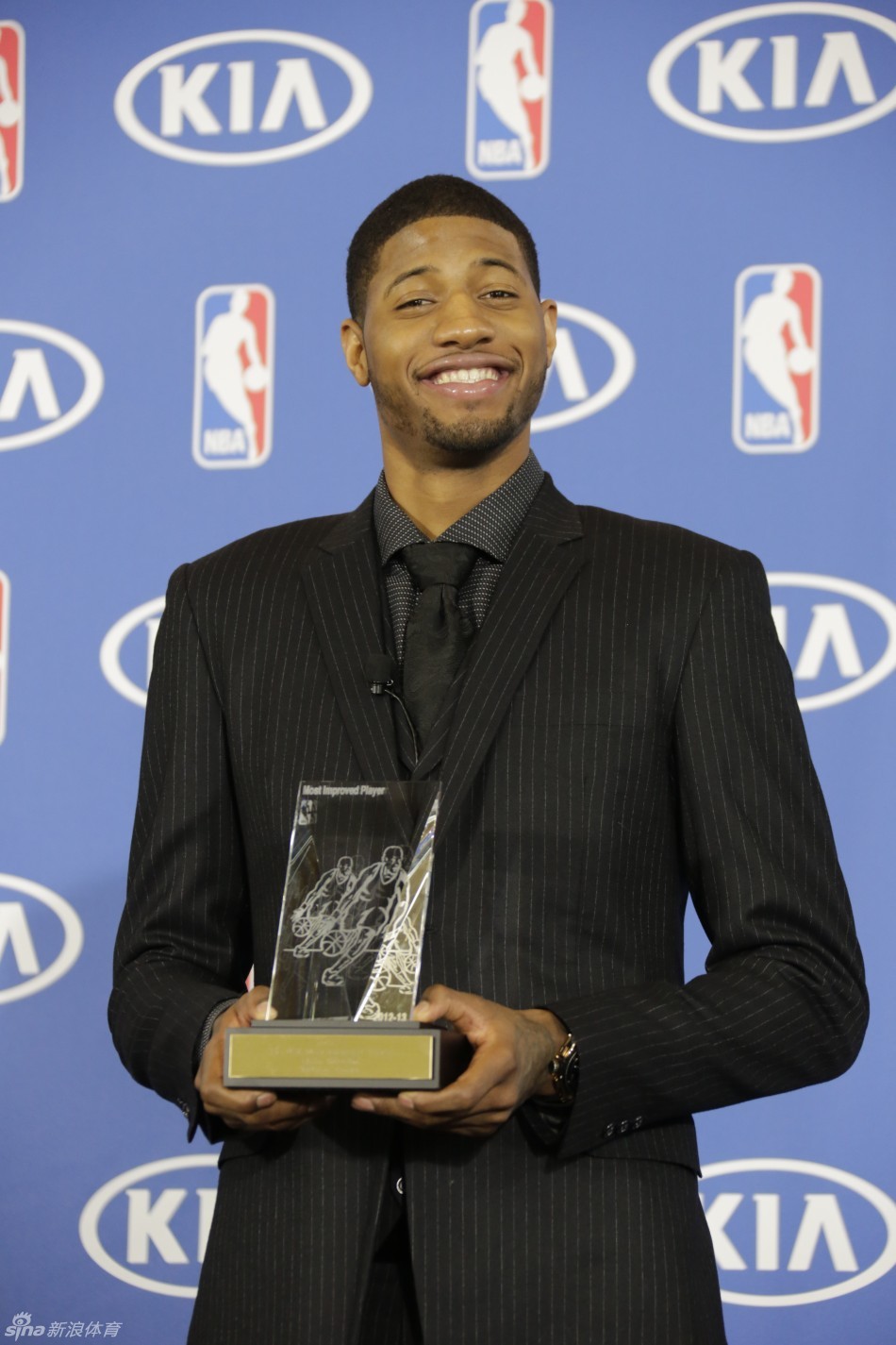 乔治加冕最快进步奖_高清图集_新浪网